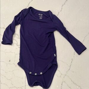 Kyte BABY Deep Purple Long Sleeve Bodysuit